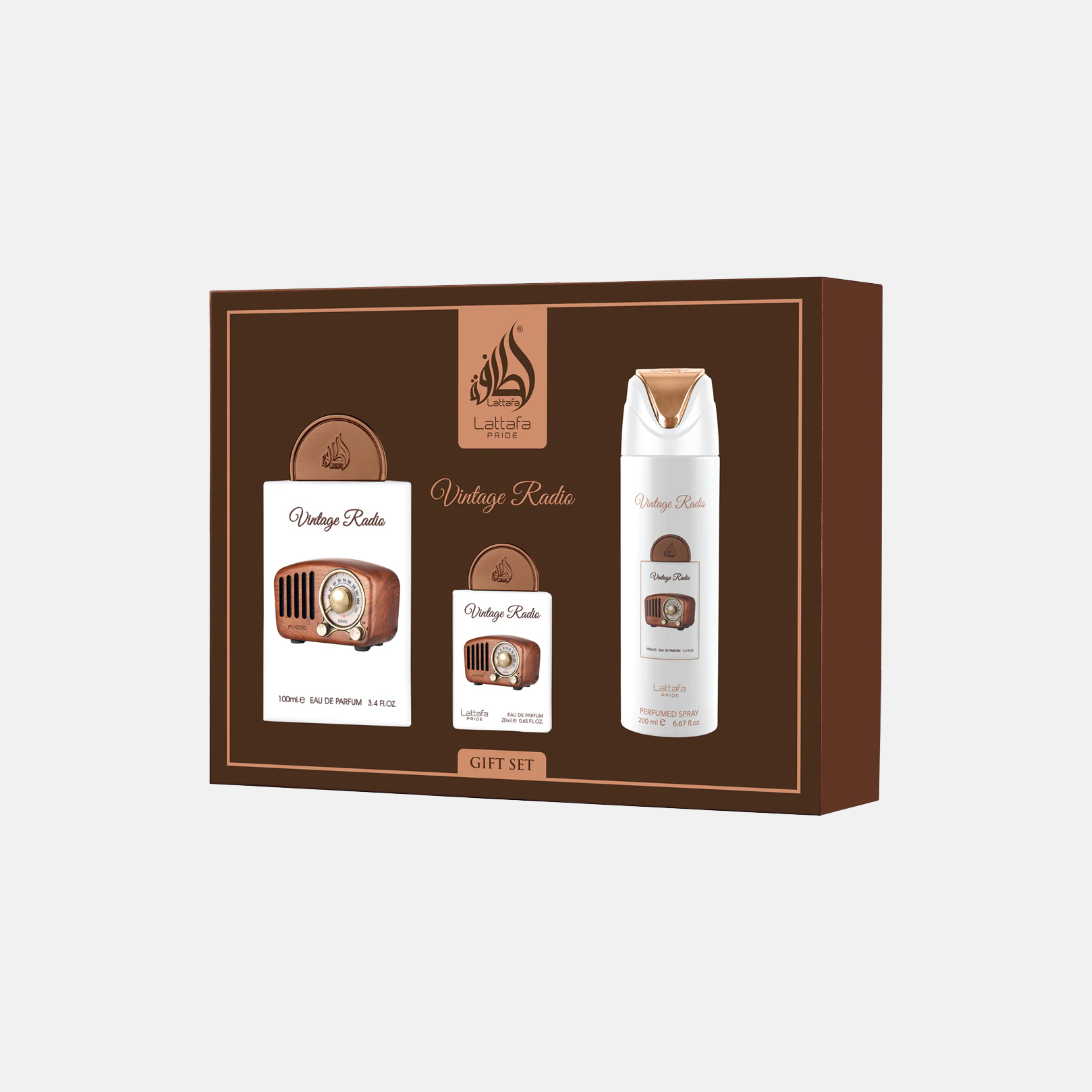 Lattafa Giftset Vintage Radio