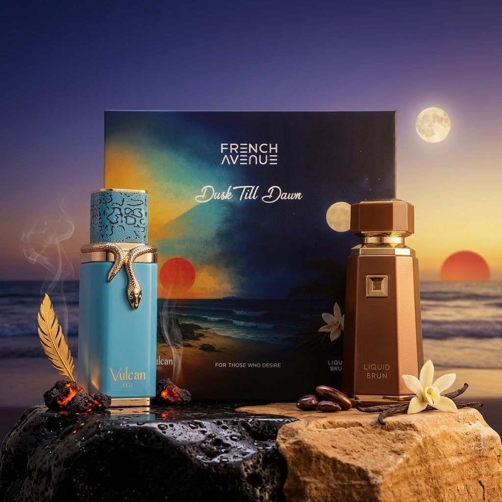 French Avenue Vulcan Feu + Liquid Brun Giftset