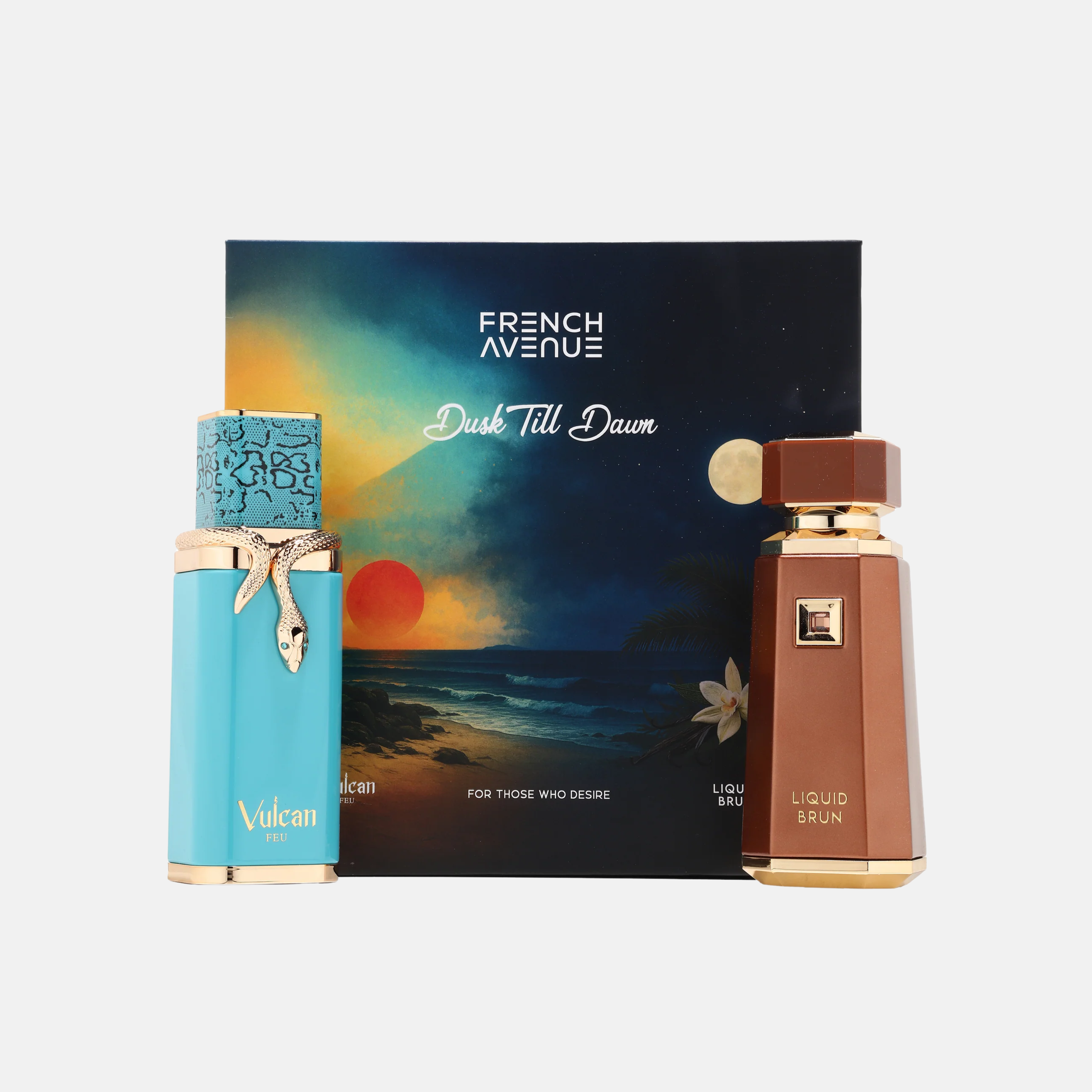 French Avenue Vulcan Feu + Liquid Brun Giftset